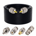 Ham Radio Coax Cable 50 Ohm, 49.2FT RG58 Coaxial Cable UHF PL259